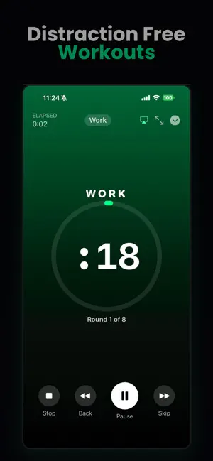 Custom Interval Workout Timer screenshot 1