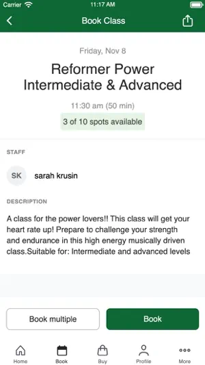 Studio Rhythm Pilates screenshot 3