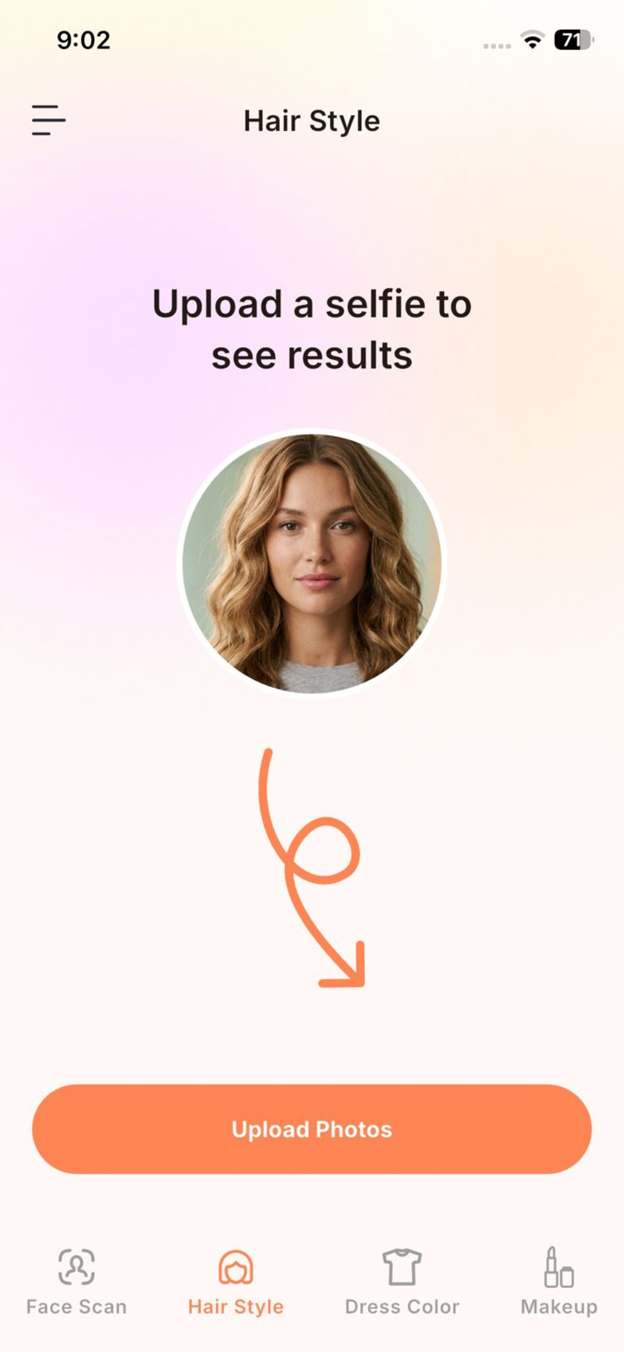 Face Scanner - Hair Style app screenshot 4