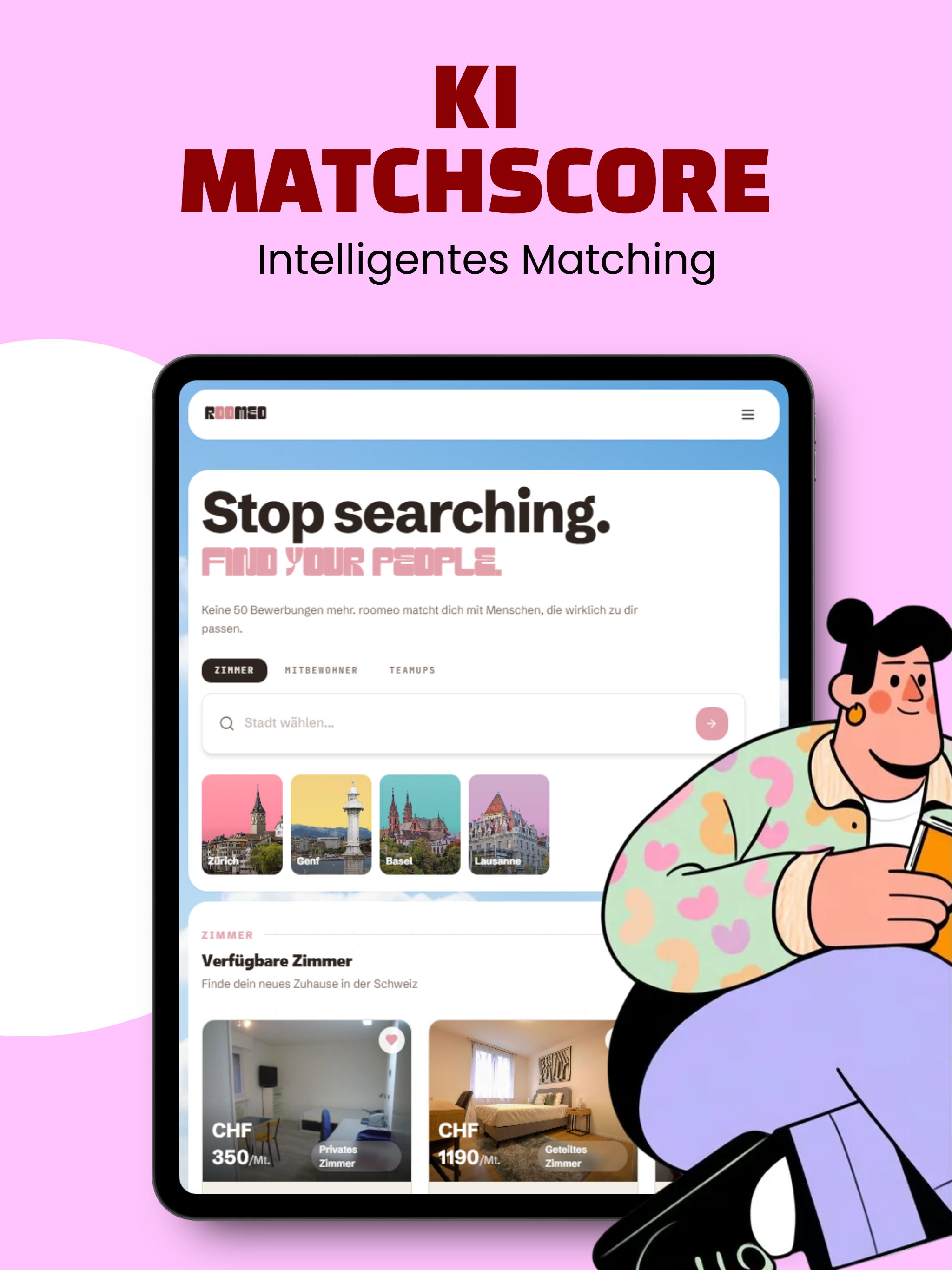 Roomeo - flatmate cupid