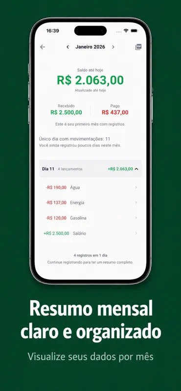 Meu Caixa - Controle Simples screenshot 5 of 5