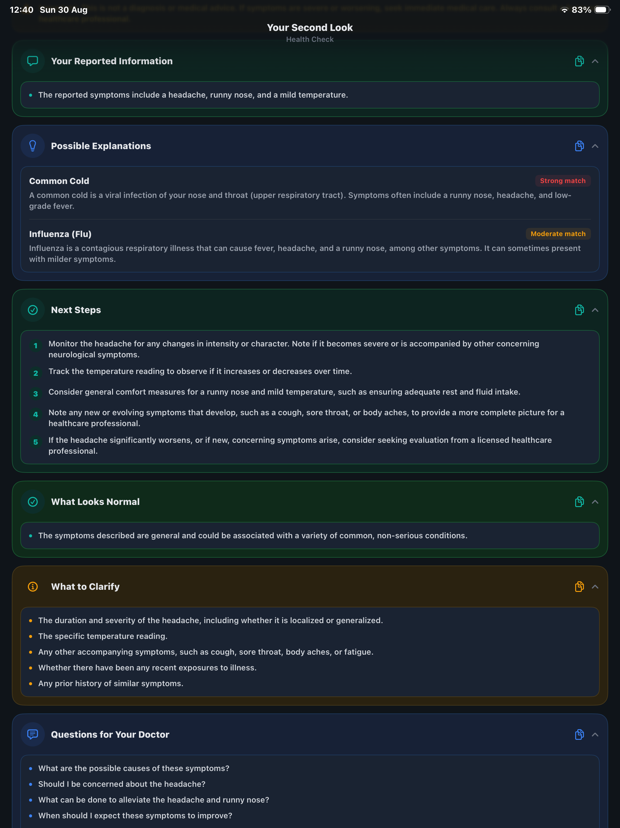 SecondLook Health screenshot 7