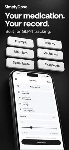 SimplyDose: GLP-1 Tracker Screenshot 4 of 5