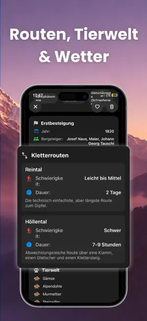 Berge Erkennen: Peak Lens iPhone screenshot 3
