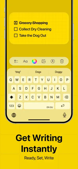 Lock Screen Notes & Memo screenshot 4