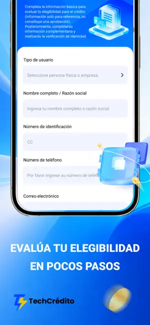 TechCrédito iPhone screenshot 3