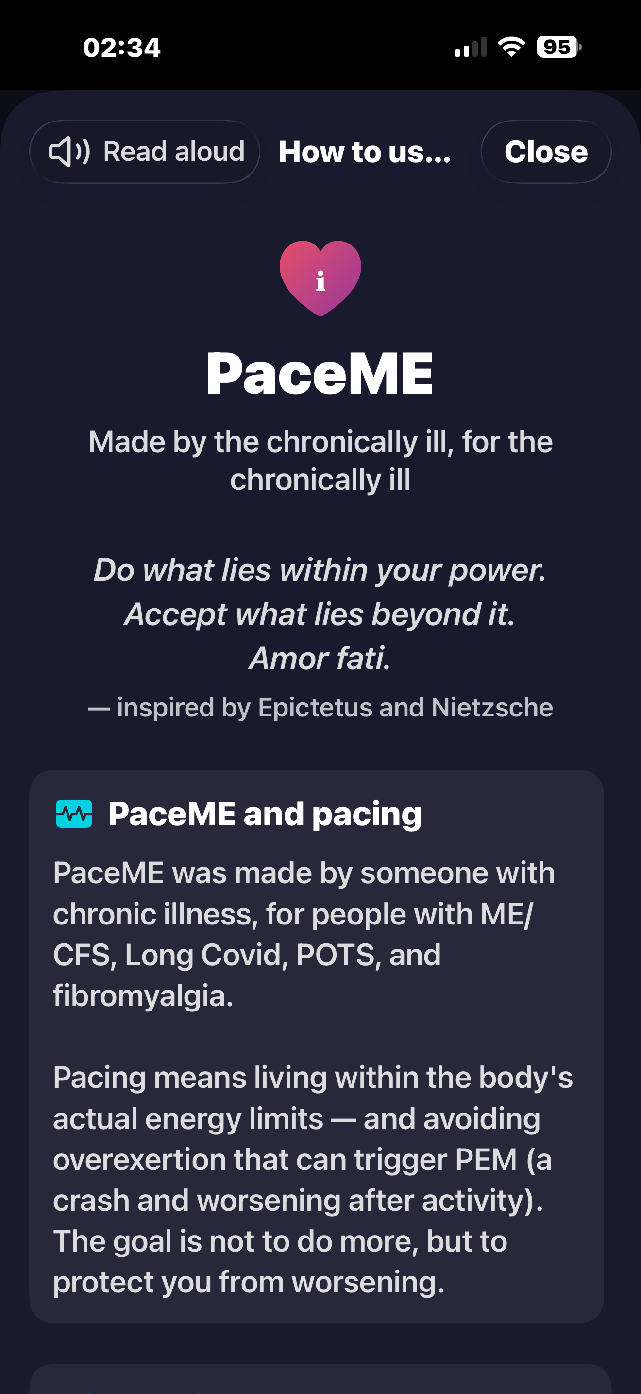 PaceME: Pacing & Energy