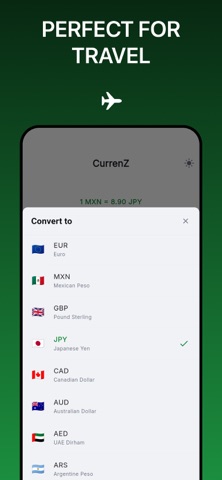 Currenz App screenshot