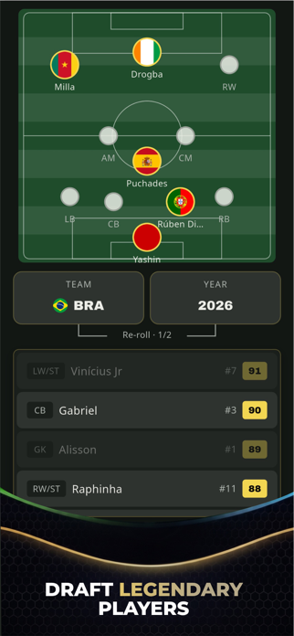 Draft XI: Soccer Legends Sim Screenshot 1 of 4