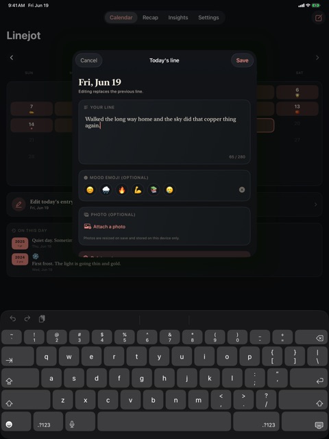 Linejots screenshot 4
