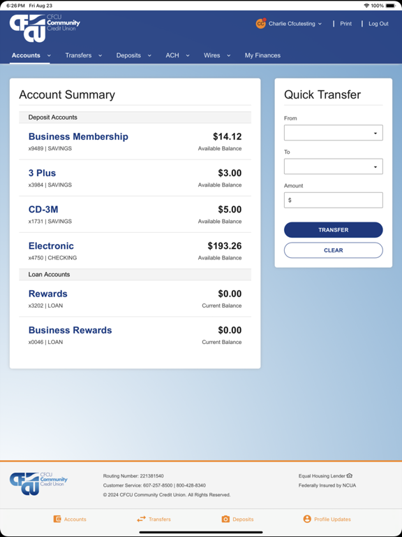 Screenshot #5 pour CFCU Community Credit Union