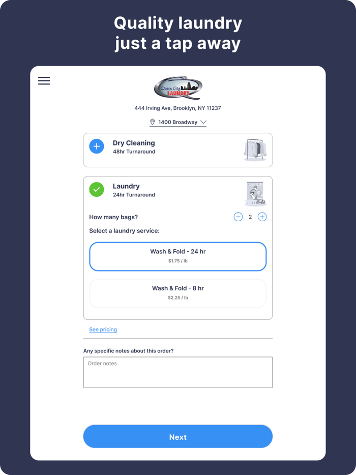 Queen City Laundry Delivery