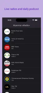 Myanmar eRadio+ screenshot #1 for iPhone