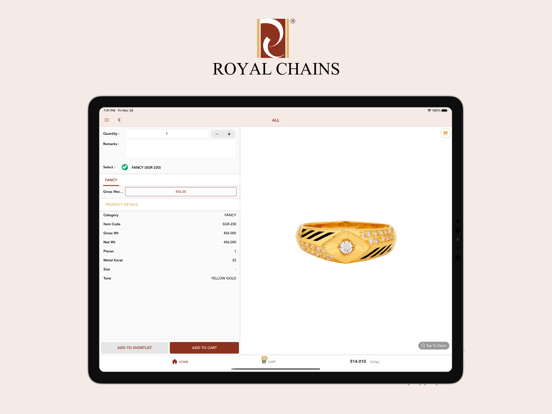ROYAL CHAIN iPad screenshot