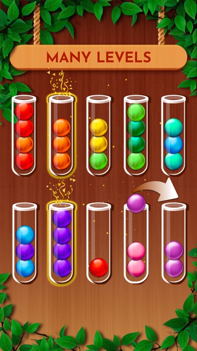 Woody Sort: Ball Sort Puzzle Screenshot