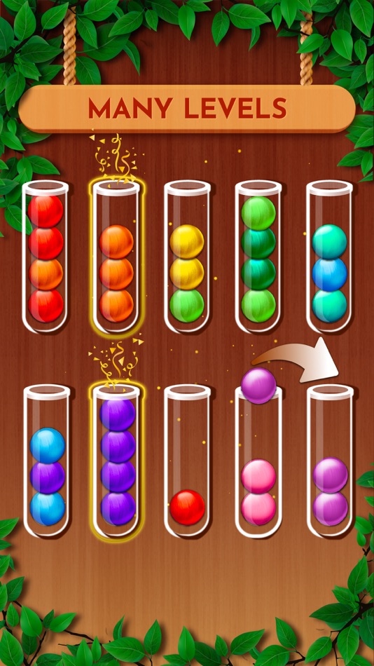 #7. Woody Sort: Ball Sort Puzzle (iOS) От: UNICO STUDIO