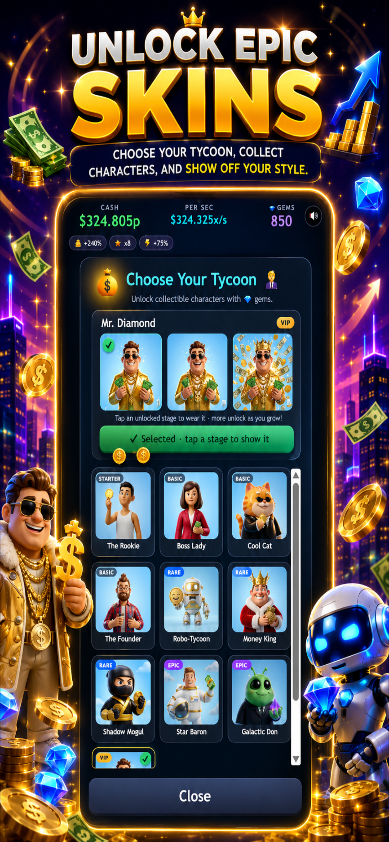 Cash Empire: Idle Tycoon