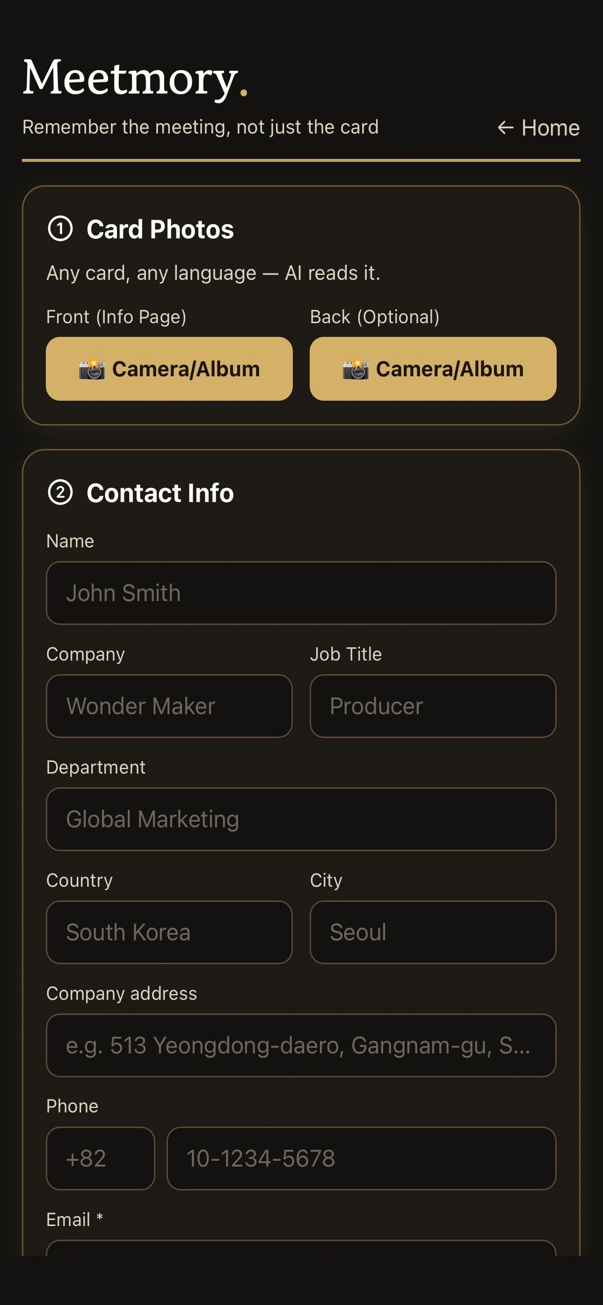 Screenshot 2 of Meetmory