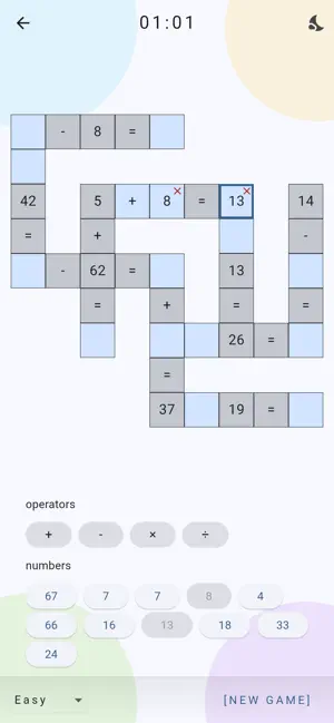 Math Grid – Logic Puzzle screenshot 3