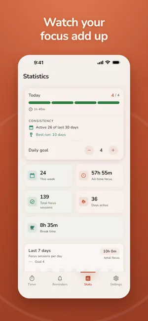Pomi: Calm Focus Timer screenshot 3