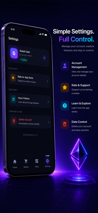 Ethereum Mining - Tap miner Screenshot 3 of 4