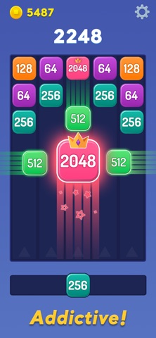 Merge Blocks - Fresh Twist iPhone screenshot
