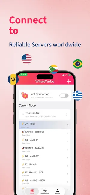 Whale Turbo ВПН iPhone screenshot 3