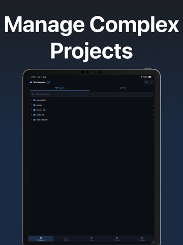 Python Coding Editor iPad screenshot 7