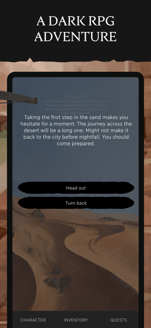 Eldrum: Black Dust - Text RPG Screenshot