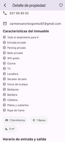 Aloja Cádiz iPhone screenshot