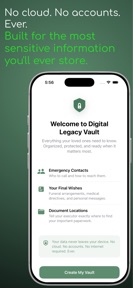 Digital Legacy Vault screenshot