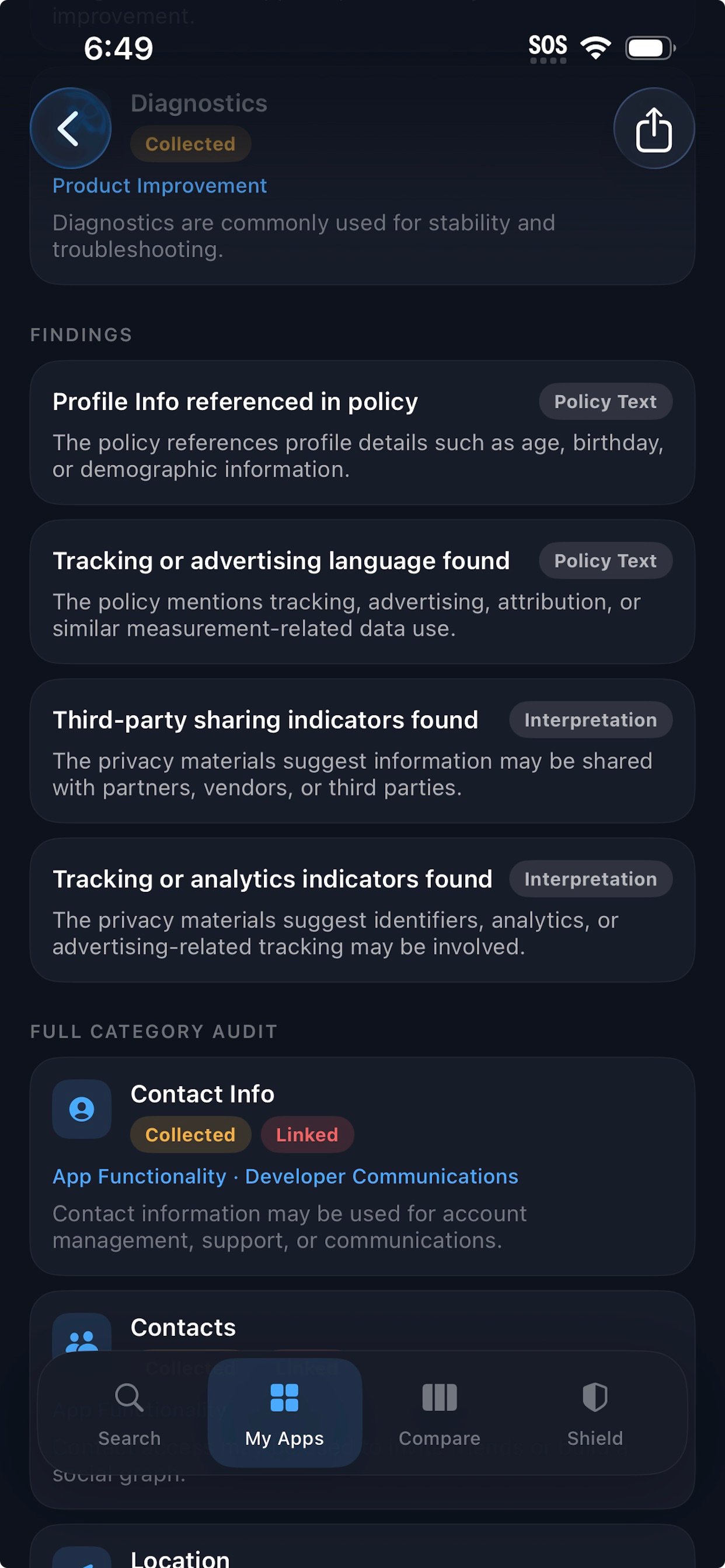 PrivacyIQ screenshot 4
