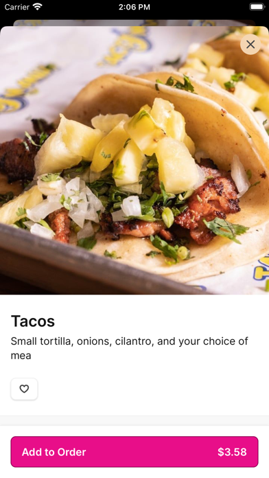 Taco Mania To Go iPhone screenshot 3 - Food & Drink app