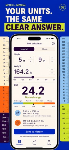 BMI Ideal Weight Calculator Screenshot 2 of 10