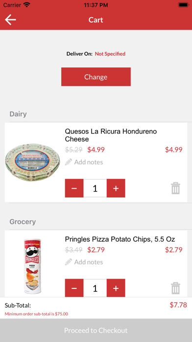 Gala Supermarkets Screenshot