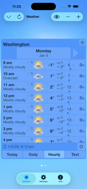 ClassicWeather HD screenshot 4 of 5
