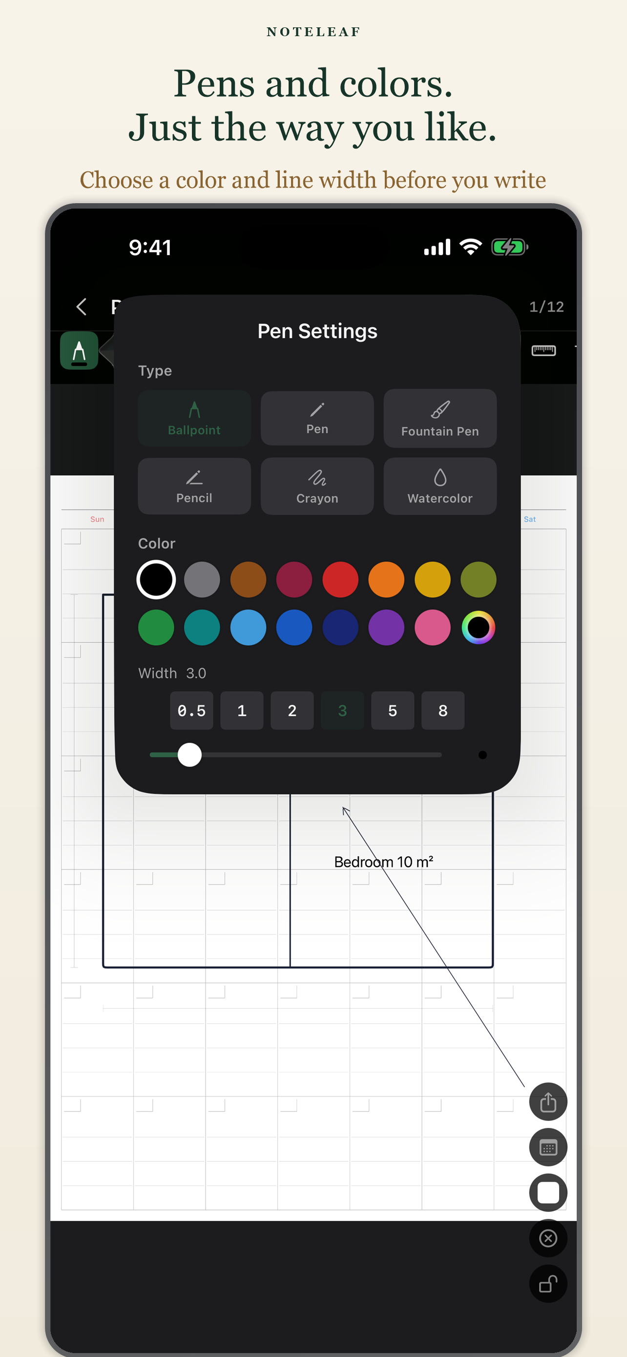 Noteleaf: Handwritten Notes screenshot 2