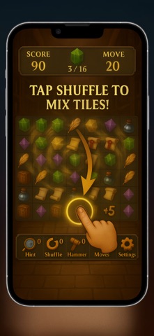 Match 3 Puzzle: Magic Library Screenshot 2 of 8