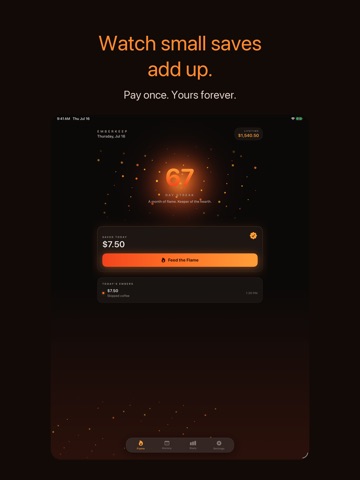 Emberkeep: Savings Streak iPad screenshot