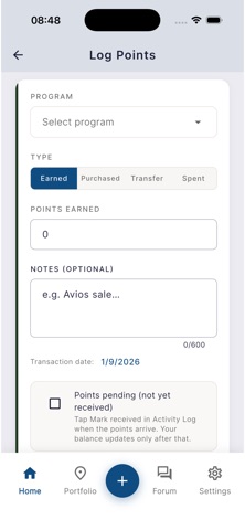 Pointfolio: Miles & Points Screenshot 6 of 8