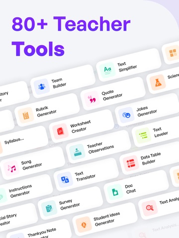AI for School & Teachers - MGQ iPad screenshot