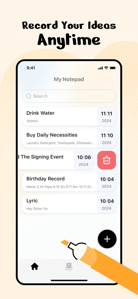 NoteEvent - Daily Note Manager - Utilities App | MWM