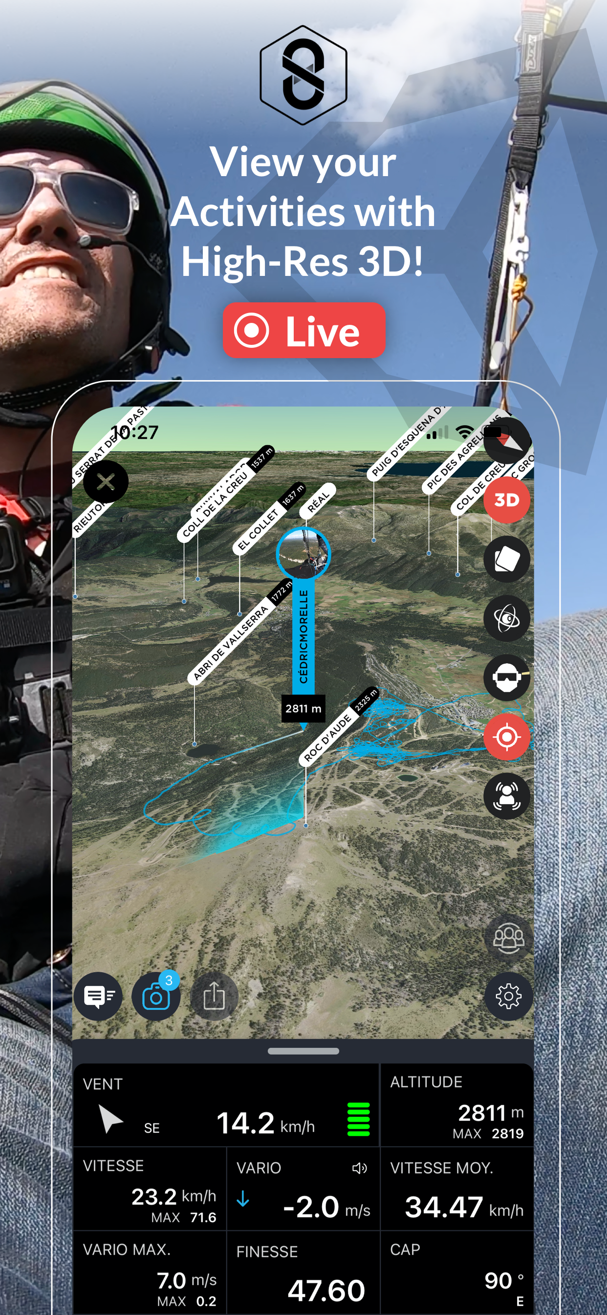 SportsTrackLive Unity screenshot 2