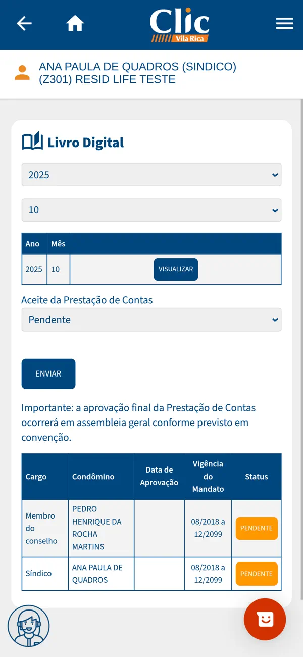 Screenshot #3 pour Clic Control Vila Rica