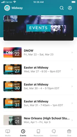 Midway Church screenshot 2