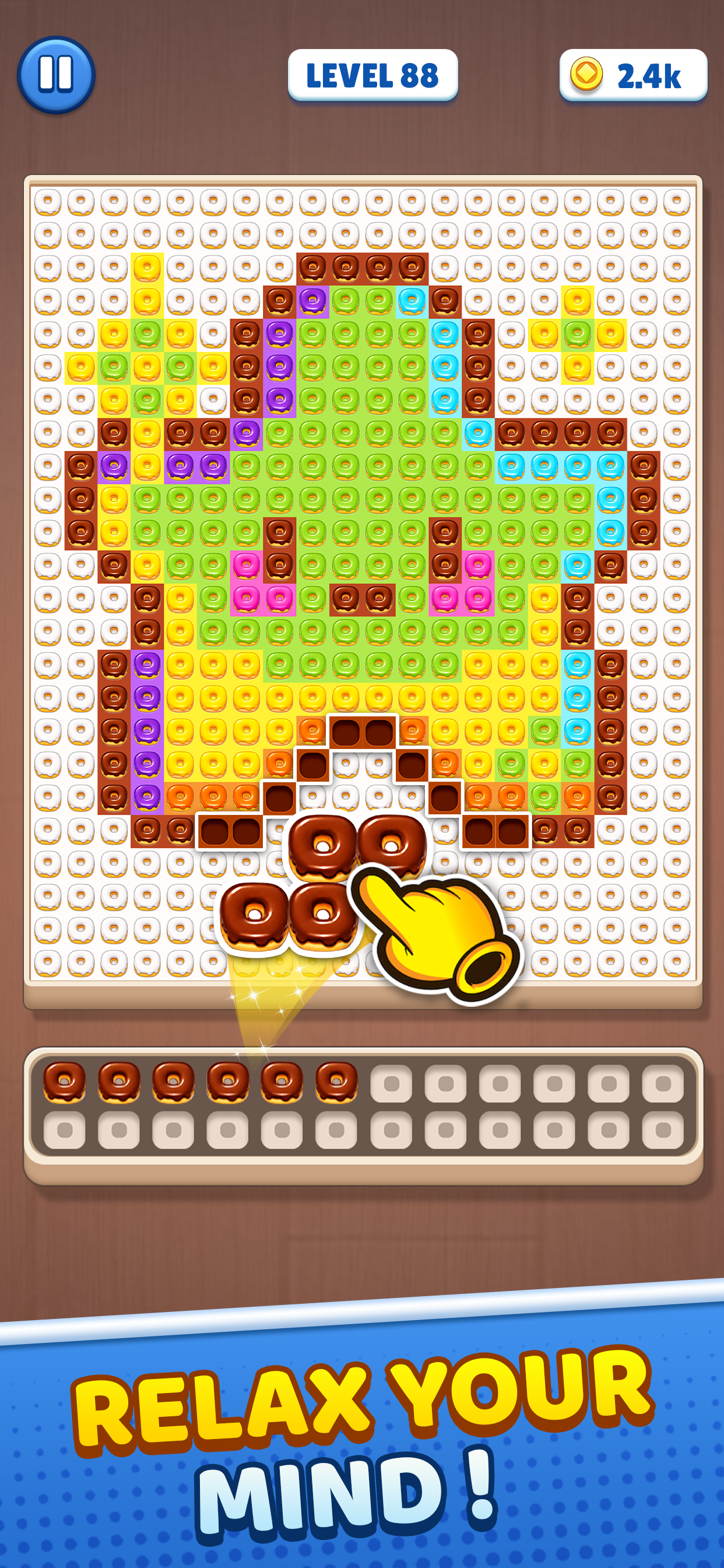 Donut Puzzle Sort: Diamond Art screenshot 6