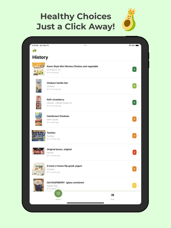 Screenshot #4 pour NutriCado: Food Scanner