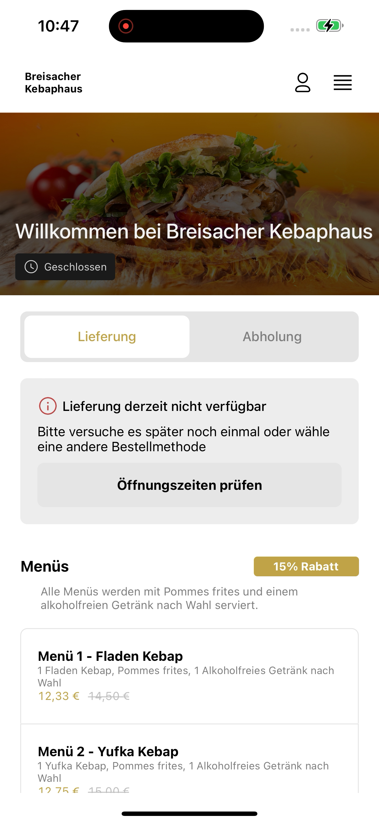 Breisacher Kebaphaus screenshot 6