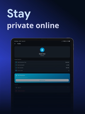 MUVpn: Fast Secure Free VPN iPad screenshot 6