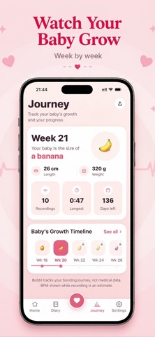 Baby Heartbeat Tracker: Bubbi Screenshot 7 of 9